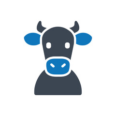 Dairy Cow Livestock Icon