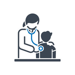 Pediatric Medical Examination Icon