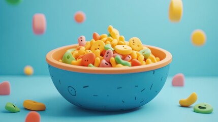 Colorful cereal bowl (10)