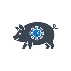 Pig Virus Pathogen Icon