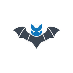 Fototapeta premium Angry Bat Wings Icon