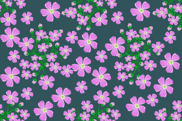 Obraz premium seamless floral pattern