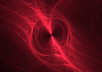 Fractal colored abstract on black background