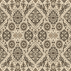 seamless damask pattern