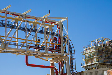 gantry cladding for mining metal frame corrosion and erosion resistant, cable rising ladders,...