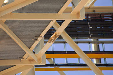 pipe and cable support, gantry cladding for mining metal frame , cable rising ladders, structural...