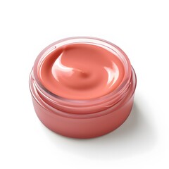 Coral Lip Balm in Jar.