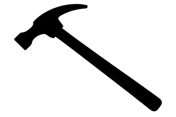 hammer isolated on white