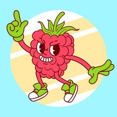 funny fruit cartoon