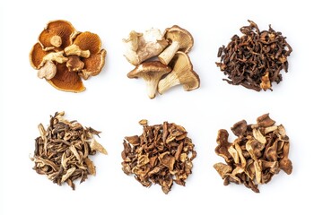 Obraz premium Assorted Dried Herbs and Mushrooms