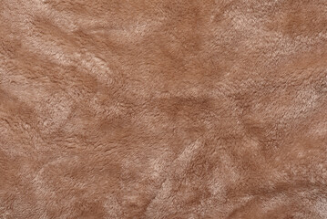 Texture of brown velvet fabric