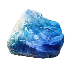 Fototapeta premium Icy Blue Rock. Rough textured surface