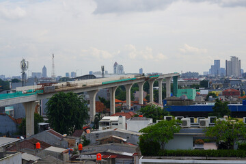 views of the Jakarta City skyscrapers