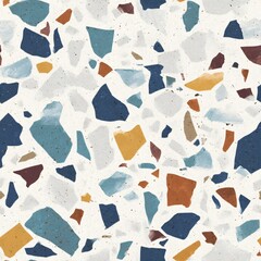terrazzo floor old texture or polished stone for background