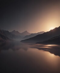 Fototapeta premium Subtle dark to light gradient, smooth transition , deep, sophisticated