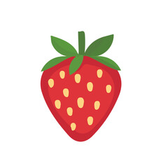 My Simple flat 2D illustration of strawberry shortcake isolated on a transparent background, vector, flat design, animation design, simple flat 2D icon, clipart