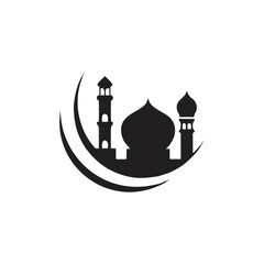 Mosque icon vector Illustrati...