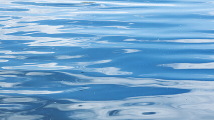 Blue waves abstract background texture.