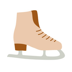 Skates. Sport equipment icon. Vector fitness illustration