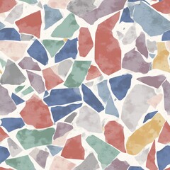 terrazzo floor old texture or polished stone for background