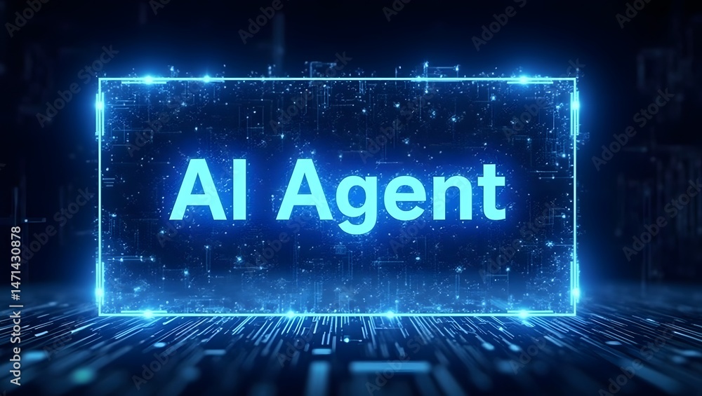 Poster revolutionizing efficiency the rise of ai agents in modern technology and business processes