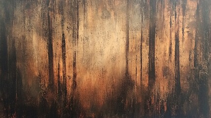 Grunge texture plain background tarnished bronze faint streaks with rugged aging