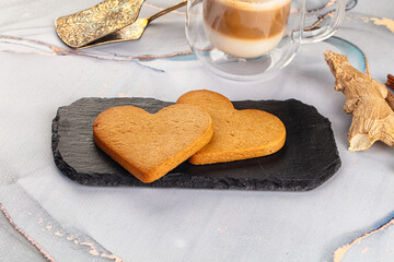 Sweet ginger cookies for snack