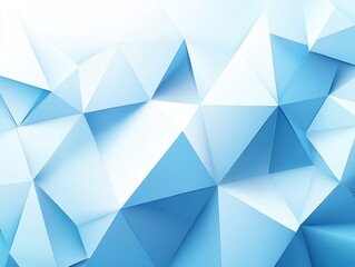 Abstract light blue low-poly background