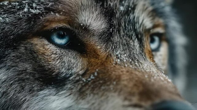 Wolf close up