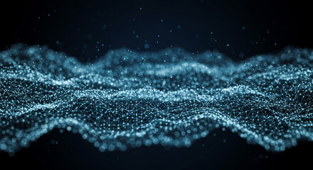 Abstract digital wave pattern.
