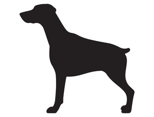 DOBERMAN DOG SILHOUETTE