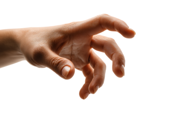 Artistic Woman?s Hand Reaching with Curved Fingers