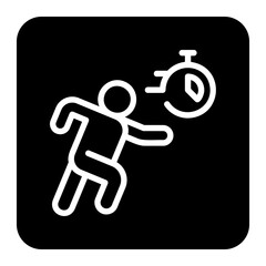 time management glyph icon