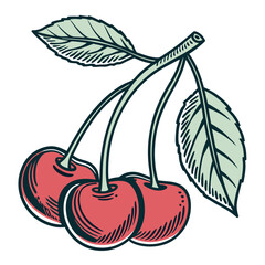Cherry Adobe Illustrator Artwork