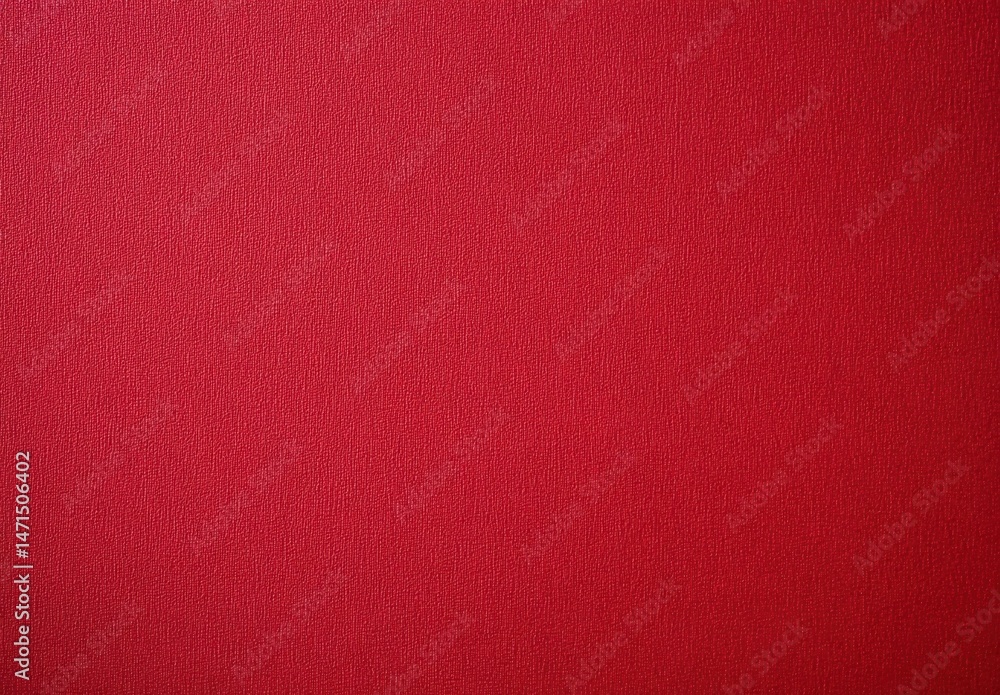 Poster A textured red background image, ideal for design projects needing a vibrant, rich crimson backdrop.  The subtle grain adds depth and visual interest. : Generative AI