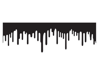 DRIPPING BORDER SILHOUETTE