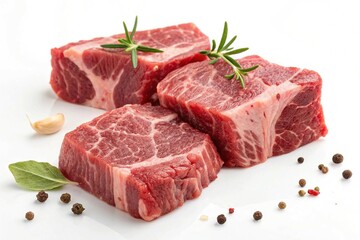 Fototapeta premium raw meat on a cutting board