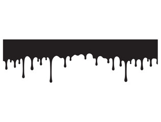 DRIPPING BORDER SILHOUETTE