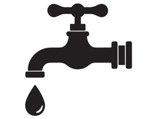 DRIPPING FAUCET SILHOUETTE