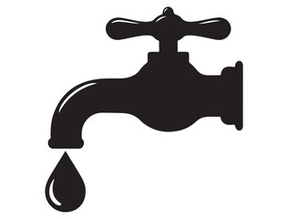 DRIPPING FAUCET SILHOUETTE