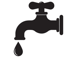 DRIPPING FAUCET SILHOUETTE