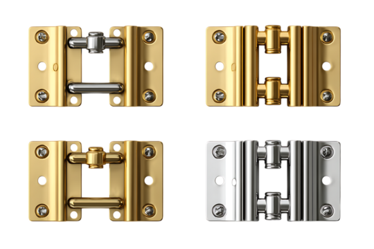 Classic Iron Hinges Design for Hardware Projects