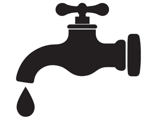 DRIPPING FAUCET SILHOUETTE