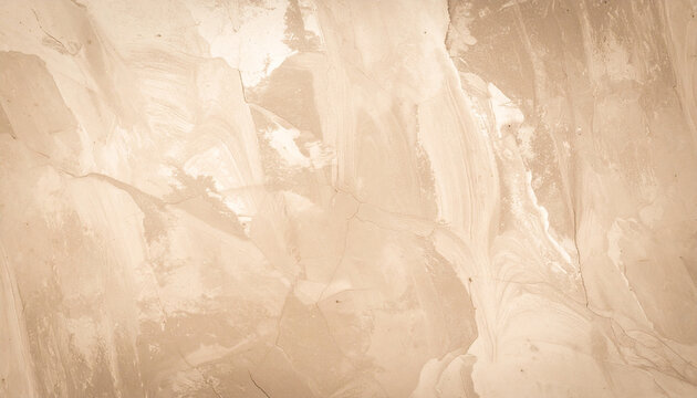 Soft pastel beige background with subtle textures and patterns, resembling stone wall surface. This evokes sense of calm and tranquility, perfect for various design applications