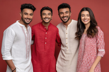 indian people group in traditional attire