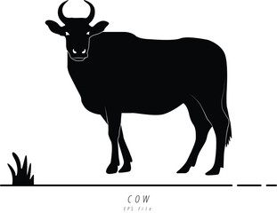 Cow silhouette