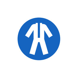 Fototapeta premium White abstract figure with arms and legs inside a blue circle traffic symbol for pedestrian crossing area