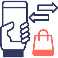 Pay Button mixed color icon