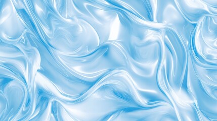 Obraz premium High-detail frosted ice surface with frozen ripples and powder blue gradients