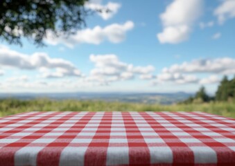tablecloth on wooden table